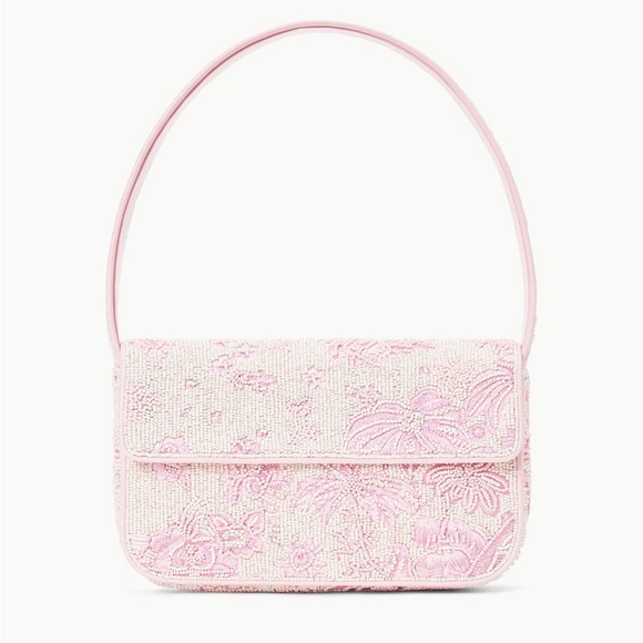 STAUD - PINK TOILE TOMMY BAG - Picture 1 of 4